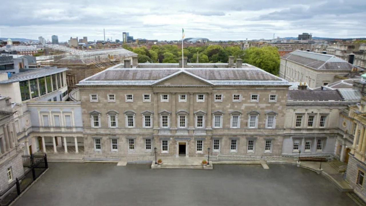 Leinster House, Dublin — where Ireland's National Life Sciences Strategy will be decided.
